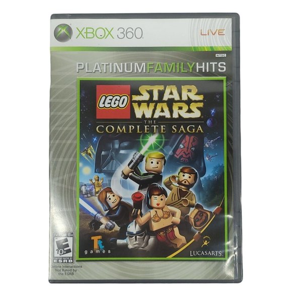 XBox 360 Lego Star Wars The Complete Saga Video Game Jewel Case Manual Tested - Picture 1 of 9